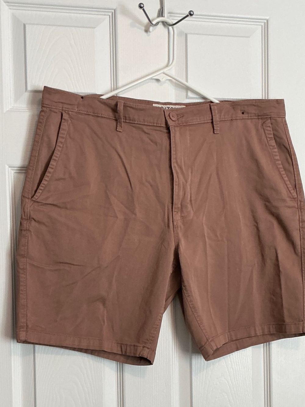 Arizona Jean Company Men's Light Brown Flat Front Shorts